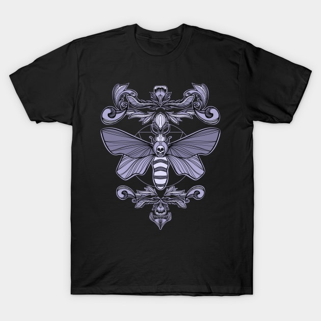 Death Moth T-Shirt by MareveDesign